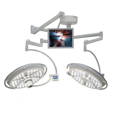 Medical surgical two domes LED shadowless operating room lights lamp prices for surgery