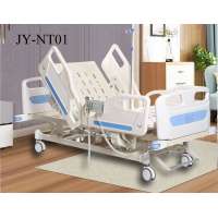 JY-NT01  five function two monitors with battery Full Electric  hospital bed Junyuan CE ISO Certificate