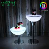 Multicolor table led lamp restaurant customize led neon light table lamp led dinner table lamp